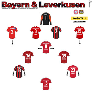 A Team of Players that played for Bayern & Leverkusen
