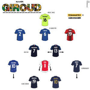 Olivier Giroud pick his Greatest Teammates 11