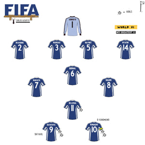 Europe XI vs. Rest of the World XI (1997): Ronaldo & Batistuta’s Iconic Partnership Shines