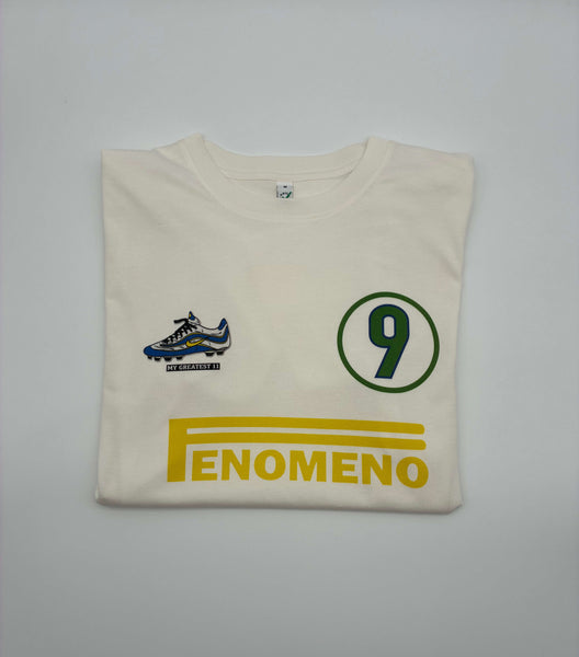 Ronaldo “O Fenómeno” Mercurial R9 Retro Jersey Tee