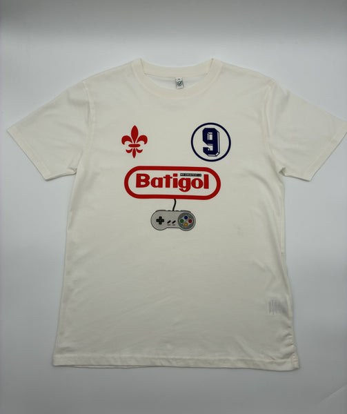 Batigol Fiorentina Retro SNES Jersey Tee