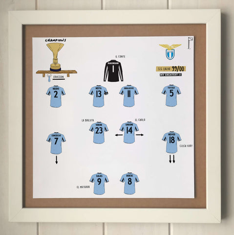 S.S. Lazio 99/00 Team Print