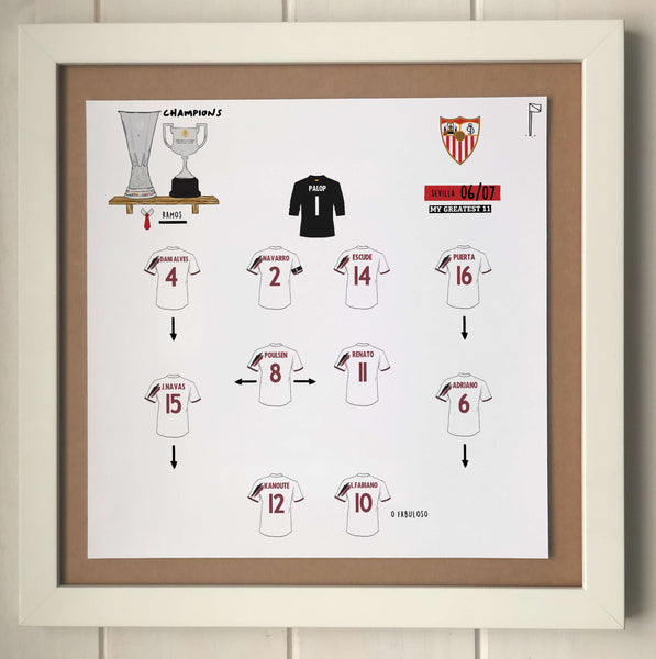 Sevilla 06/07 Team Print